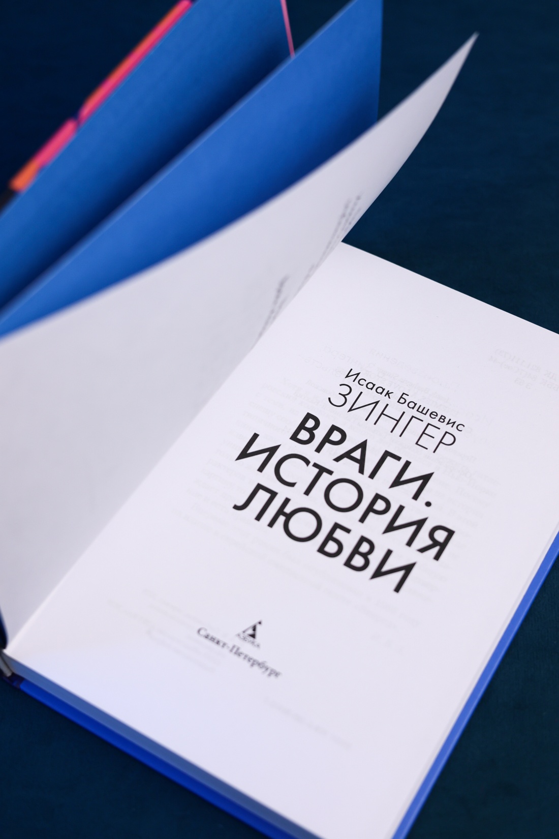 Промо материал к книге "Враги. История любви" №7