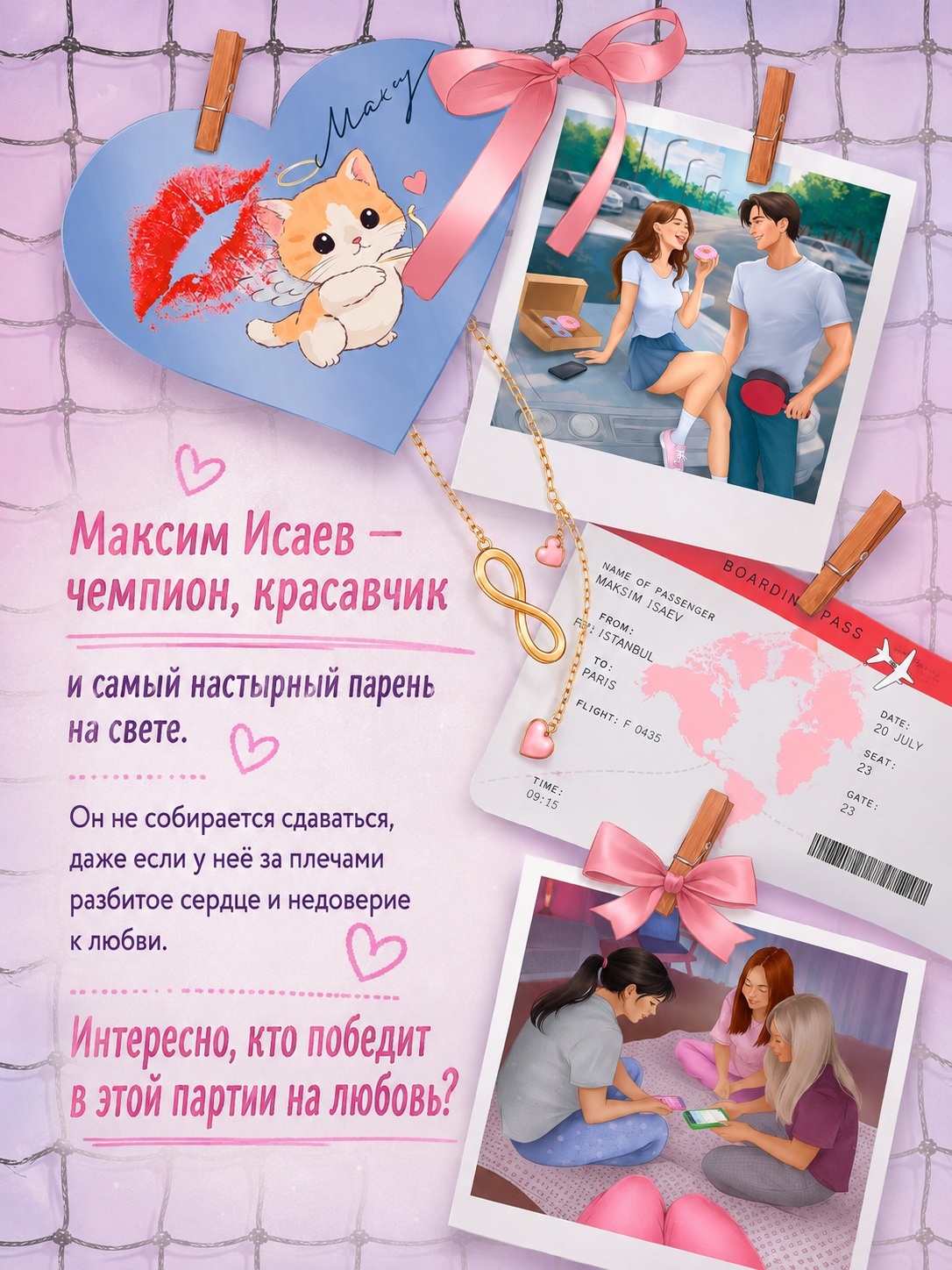 Промо материал к книге "Партия на любовь" №3