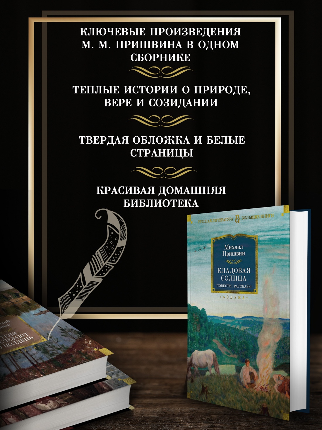 Промо материал к книге "Кладовая солнца. Повести, рассказы" №1