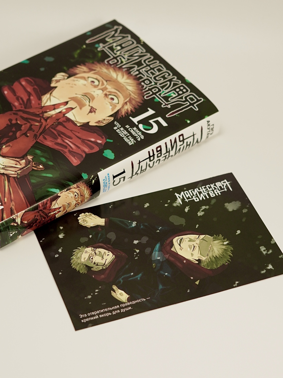 Промо материал к книге "«Магическая битва. Кн. 15» + Открытка «Итадори и Сукуна» (комплект)" №8
