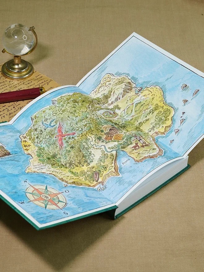 Промо материал к книге "Робинзон Крузо (илл. А. Иткина)" №8