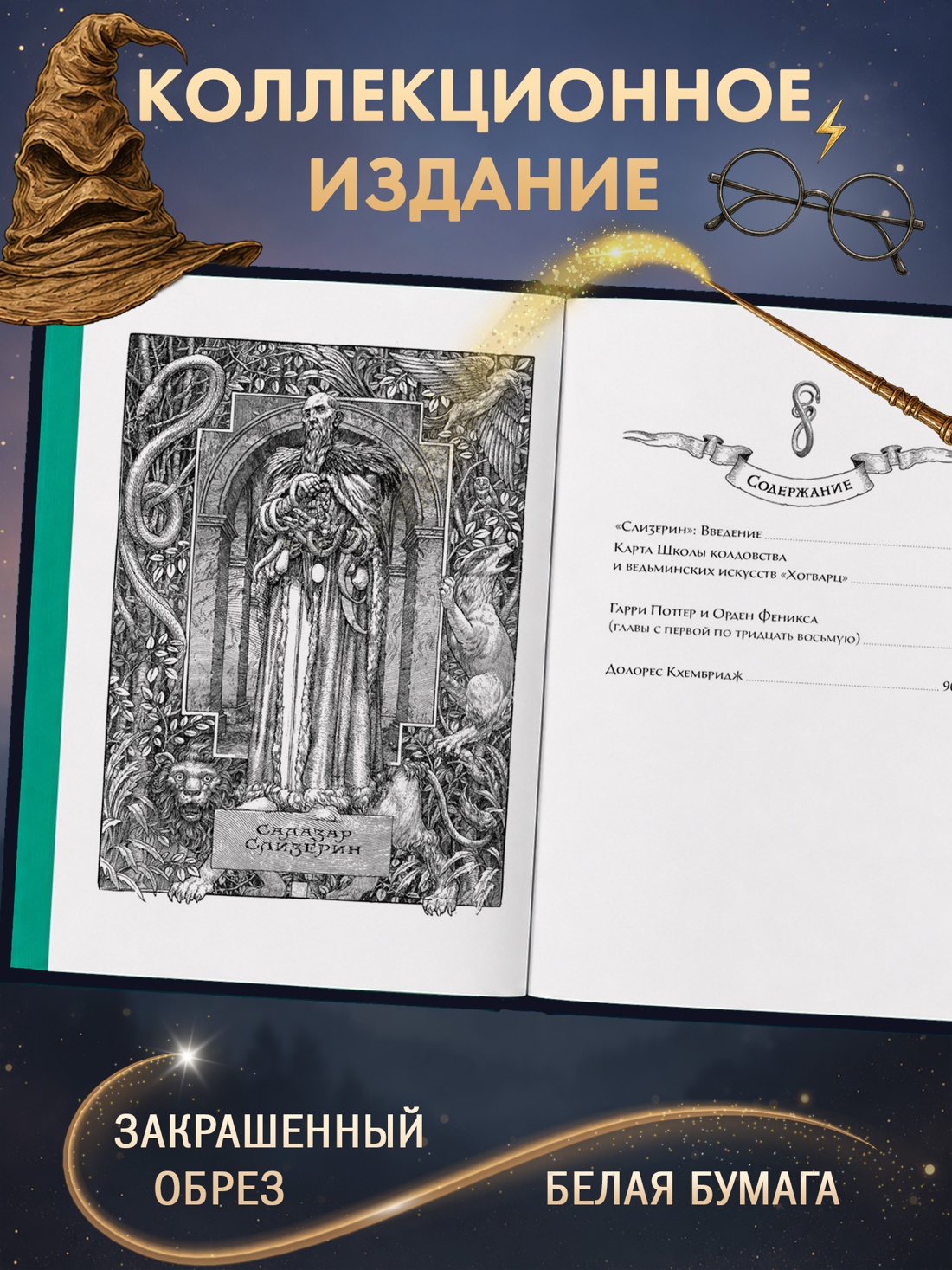 Промо материал к книге "Гарри Поттер и Орден Феникса (Слизерин)" №2